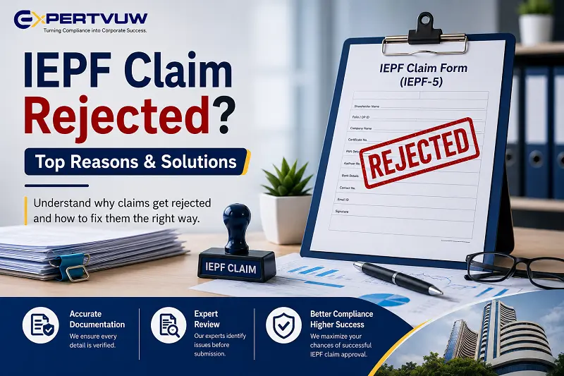 IEPF Claim Rejected